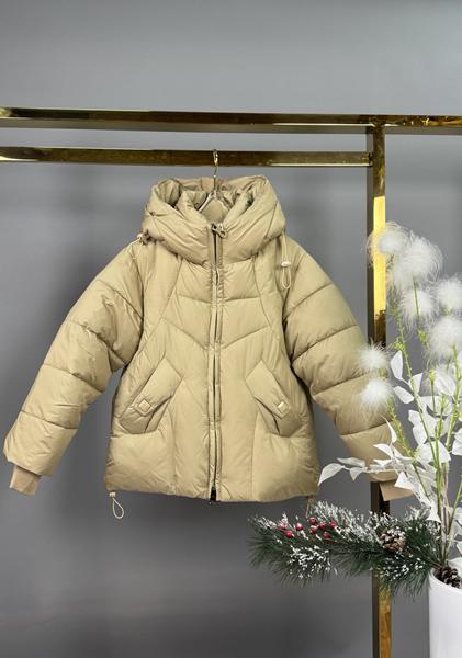 Куртка Delfinka (116-140) 24 beige (зима)