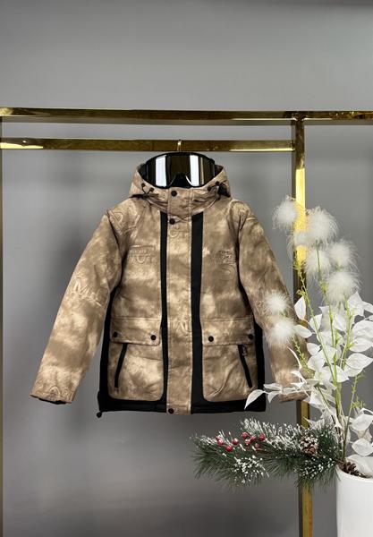 Куртка Delfinka (128-164) 25016 beige (зима)
