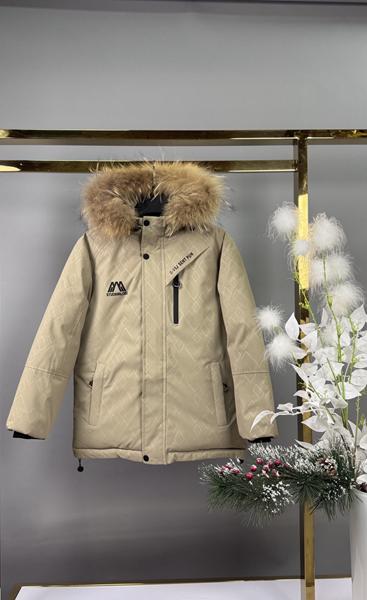 Куртка Delfinka (140-158) 25022 beige (зима)