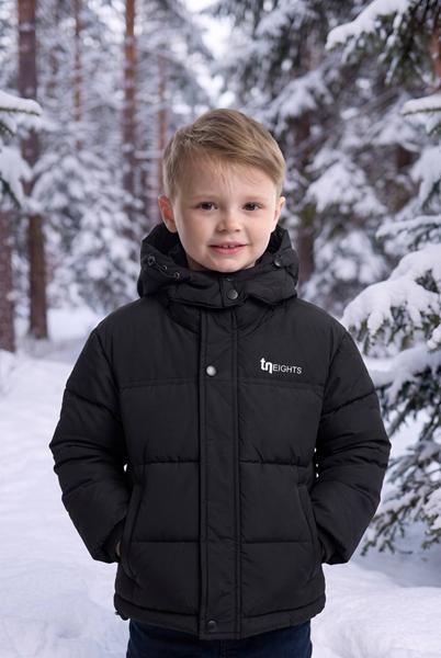 Куртка Delfinka (104-122) 26343 black (зима)