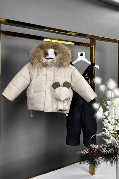 Костюм Delfinka (80-104) 7603 beige (зима)