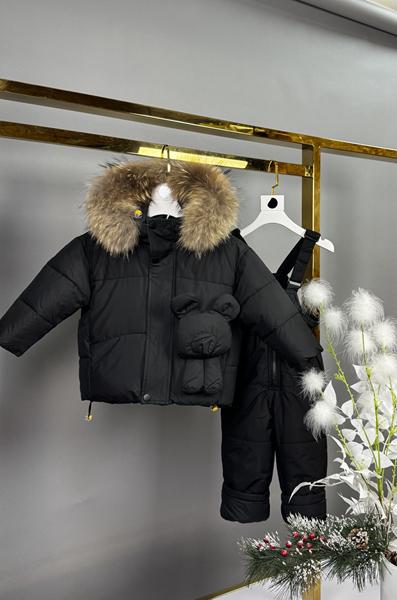 Костюм Delfinka (80-140) 7603 black (зима)