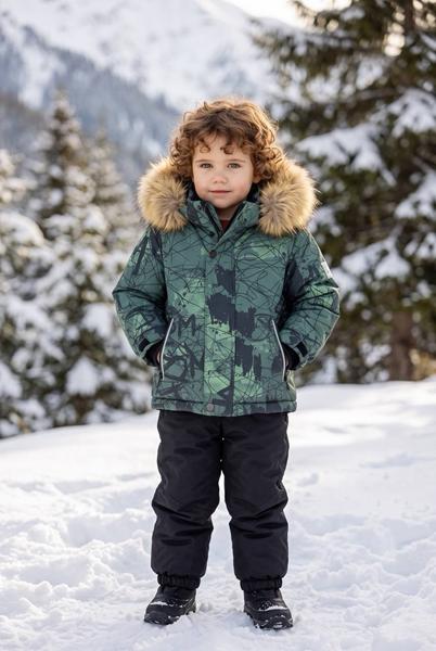 Костюм Delfinka (86-110) 7710 green (зима)