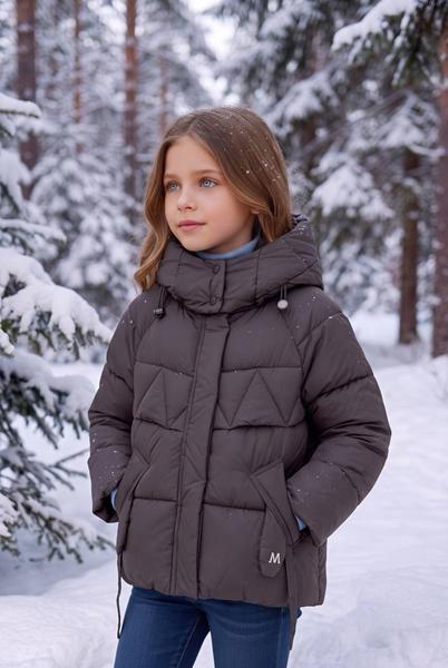 Куртка Delfinka (122-146) 822 khaki (зима)