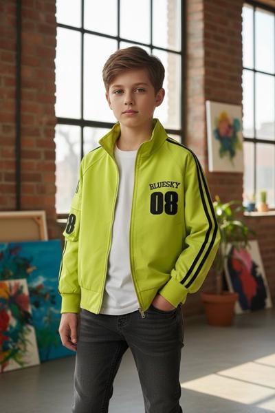 Ветровка Delfinka (140-180) 882605 l.green (деми)