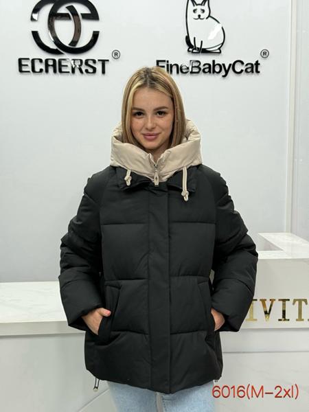 Пуховик Yafeier (M-2XL) 6052 black (зима)