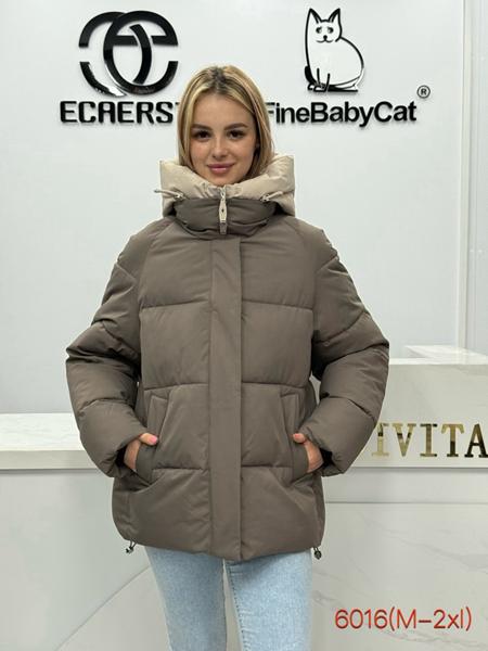 Пуховик Yafeier (M-2XL) 6052 grey (зима)