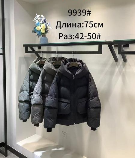 Куртка Yafeier (42-50) 9939 l.grey (зима)
