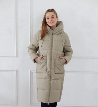 Куртка Yafeier (48-58) 01 beige (зима)
