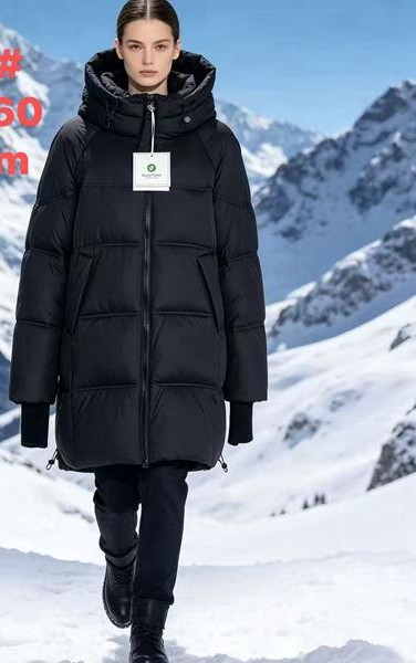 Куртка Yafeier (50-60) 209 black (зима)