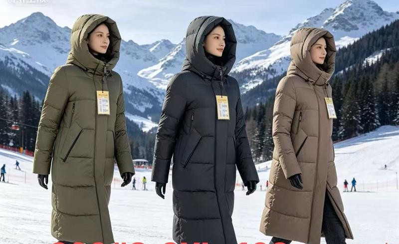 Куртка Yafeier (S-2XL) 399 khaki (зима)