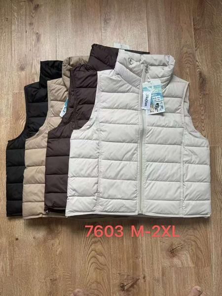 Жилетка Yafeier (M-2XL) 7603 beige (деми)