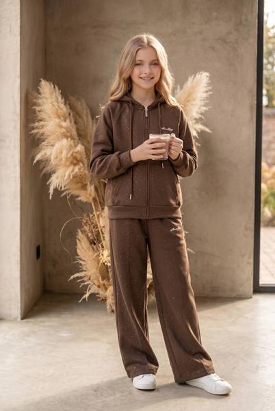 Костюм спорт Delfinka (130-170) 876 brown (деми)