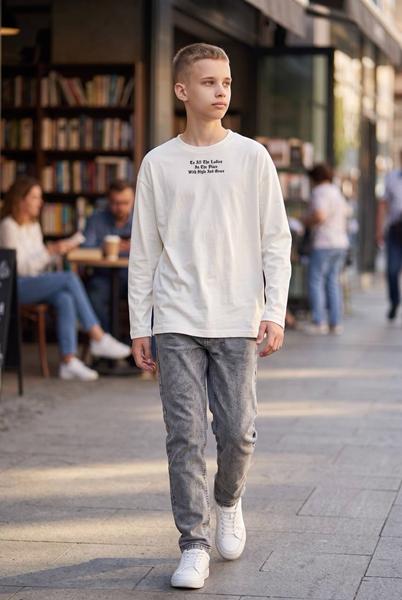 Свитер Delfinka (130-170) 96211 white (деми)