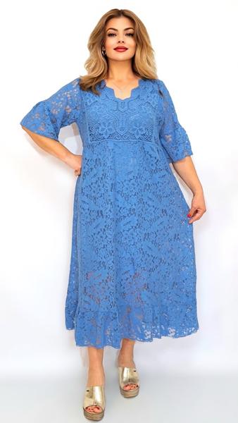 Платье Romeo life (52-56) RL1229 blue (лето)