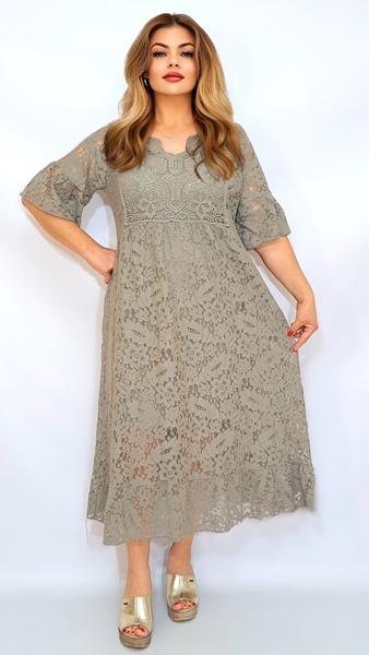 Платье Romeo life (52-56) RL1233 grey (лето)