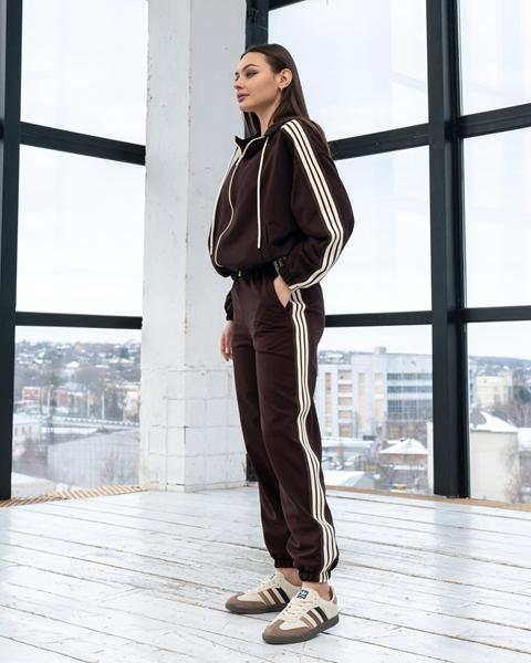 Костюм спорт AZNA (S-XL) Д94 chocolate (деми)
