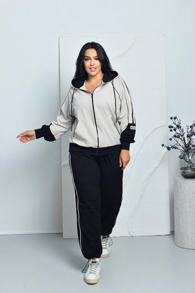 Костюм спорт AZNA (XL-4XL) Д204 beige (деми)