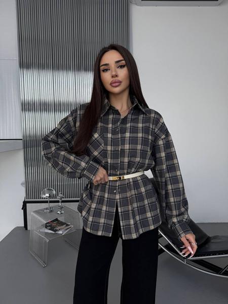 Рубашка Akulova (42-50) 412 grey (деми)