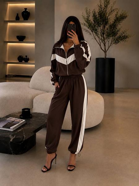 Костюм спорт Akulova (42-50) 2930 chocolate (деми)