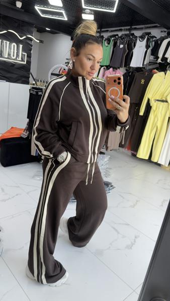 Костюм спорт LOVEKAN (S-L) 1741 chocolate (деми)