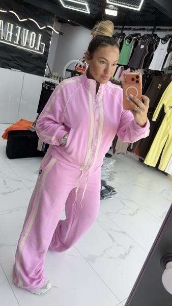 Костюм спорт LOVEKAN (S-L) 1741 pink (деми)