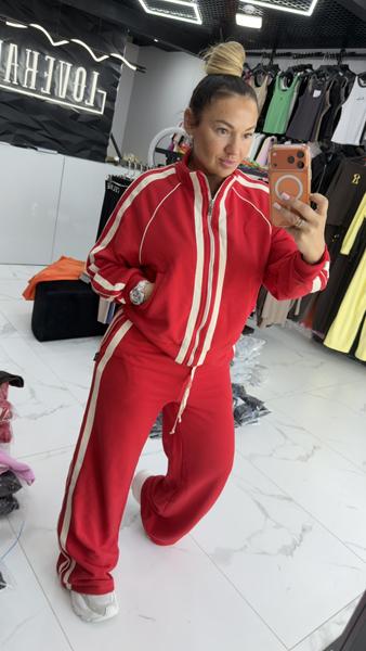 Костюм спорт LOVEKAN (S-L) 1741 red (деми)