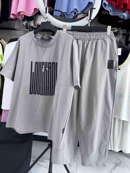 Костюм спорт LOVEKAN (S-L) LV01 grey (деми)