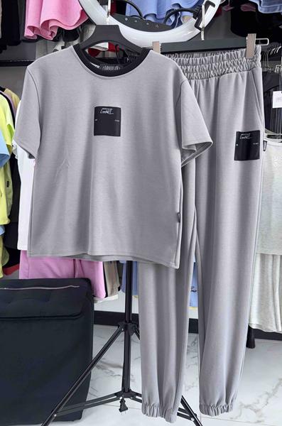 Костюм спорт LOVEKAN (S-L) LV04 grey (деми)