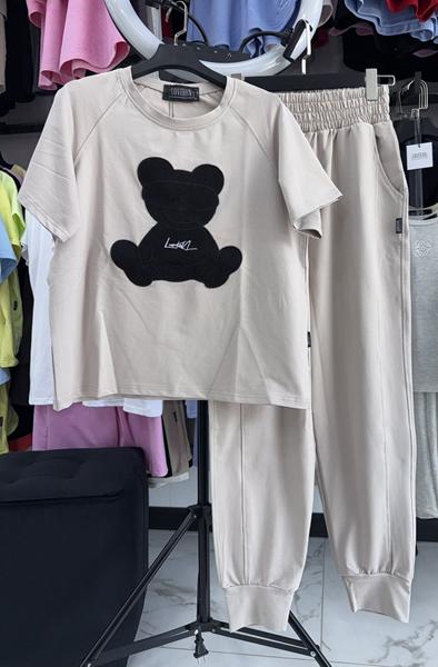 Костюм спорт LOVEKAN (S-L) LV06 beige (деми)