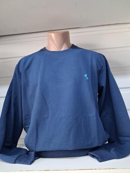Свитер Panda (M-3XL) 2018 blue (деми)