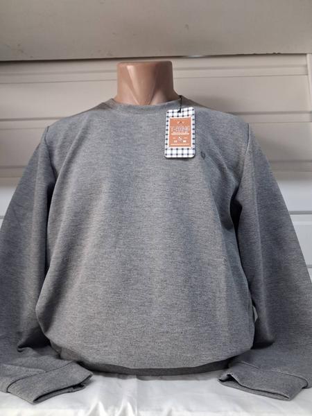 Свитер Panda (L-3XL) 2031 grey (деми)