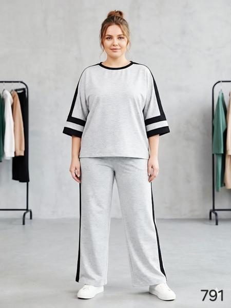 Костюм спорт Loren (42-56) 791 l.grey (лето)