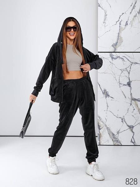 Костюм спорт Loren (44-58) 828 black (деми)