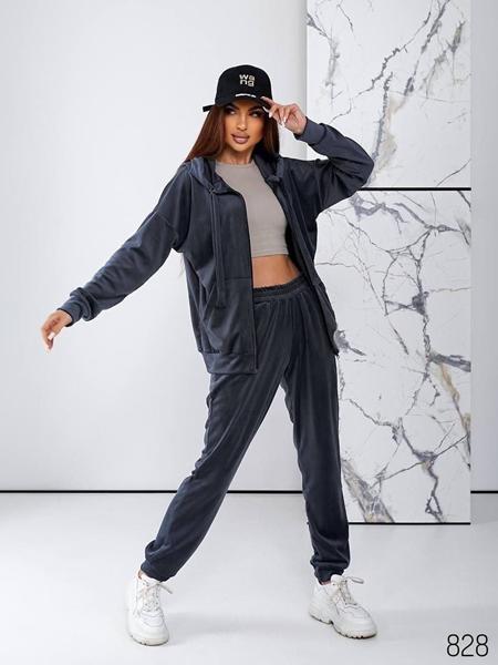 Костюм спорт Loren (44-58) 828 d.grey (деми)