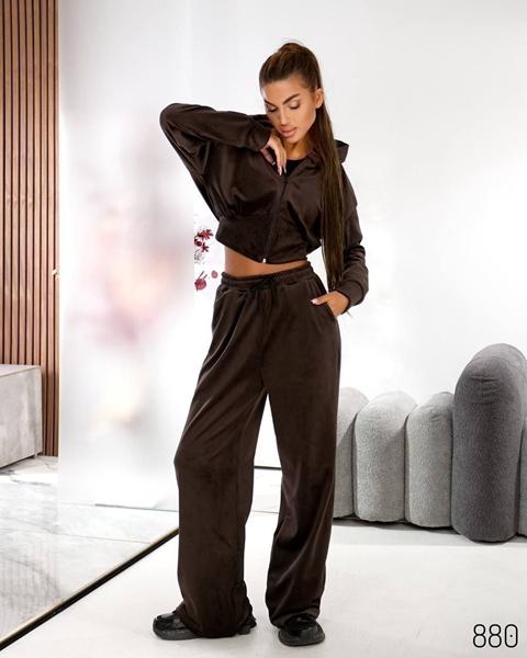 Костюм спорт Loren (40-50) 880 brown (деми)