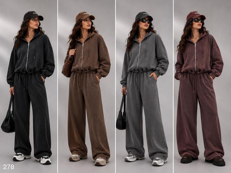 Костюм спорт Saint Wish (S-L) 278 grey (деми)