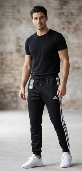 Штаны спорт Mary Poppins (XL-5XL) 8131 black (деми)