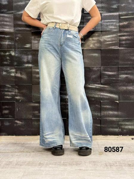 Джинсы MMC clothes (S-XL) 80587 l.blue (деми)
