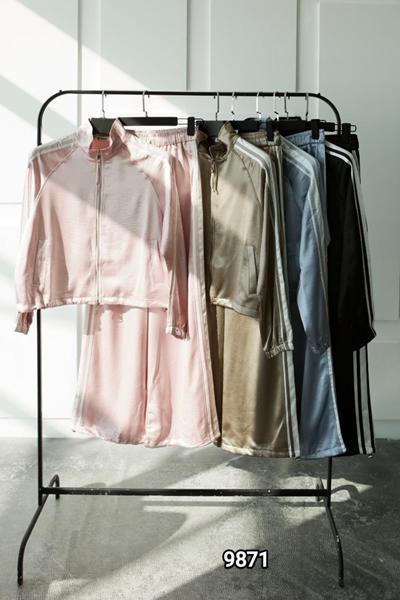 Костюм спорт MMC clothes (44-48) 9871 pink (деми)
