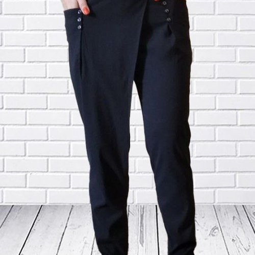 Штаны H&S (40-46) 162 black-old-1 (деми) H&S 162 black-old-1