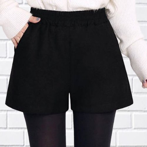 Шорты H&S (36-46) 379 black-old-1 (лето) H&S 379 black-old-1