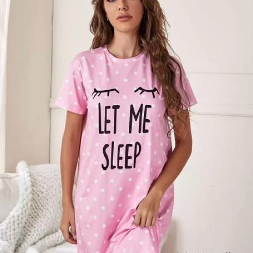 Ночнушка Anion (2XL-4XL) 6639-3 pink (лето) Anion 6639-3 pink