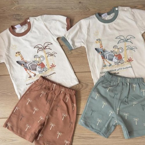 Костюм Emir kids (74-86) 1119 green (лето) Emir kids 1119 green