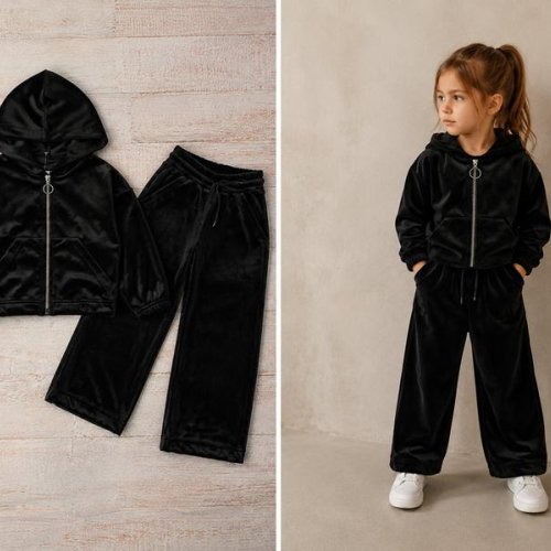Костюм спорт LiMa kids (98-122) 2618 black (деми) LiMa kids 2618 black