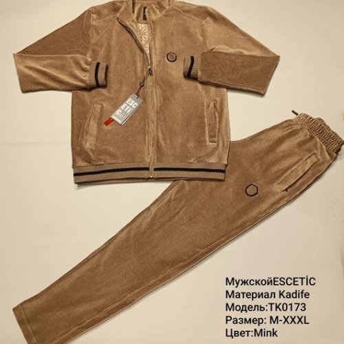 Костюм спорт AZT (M-3XL) AZ852-0173 d.beige (деми) AZT AZ852-0173 d.beige