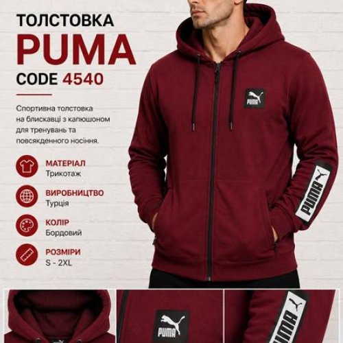 Кофта спорт AZT (2XL-6XL) AZ1105-4540 wine (деми) AZT AZ1105-4540 wine