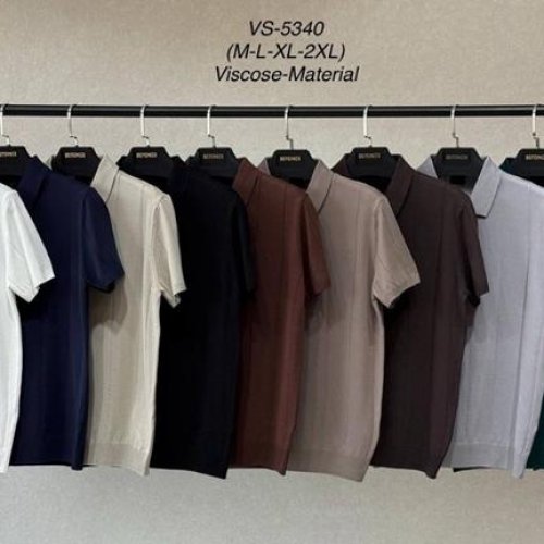 Футболка Vip Stendo (M-2XL) 5340 l.brown (лето) Vip Stendo 5340 l.brown