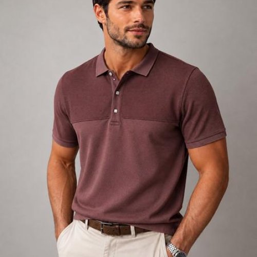 Футболка Vip Stendo (M-2XL) 5640 brown (лето) Vip Stendo 5640 brown