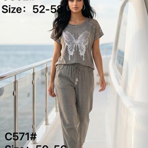 Костюм Yafeier (50-56) C502-571 grey (лето) Yafeier C502-571 grey